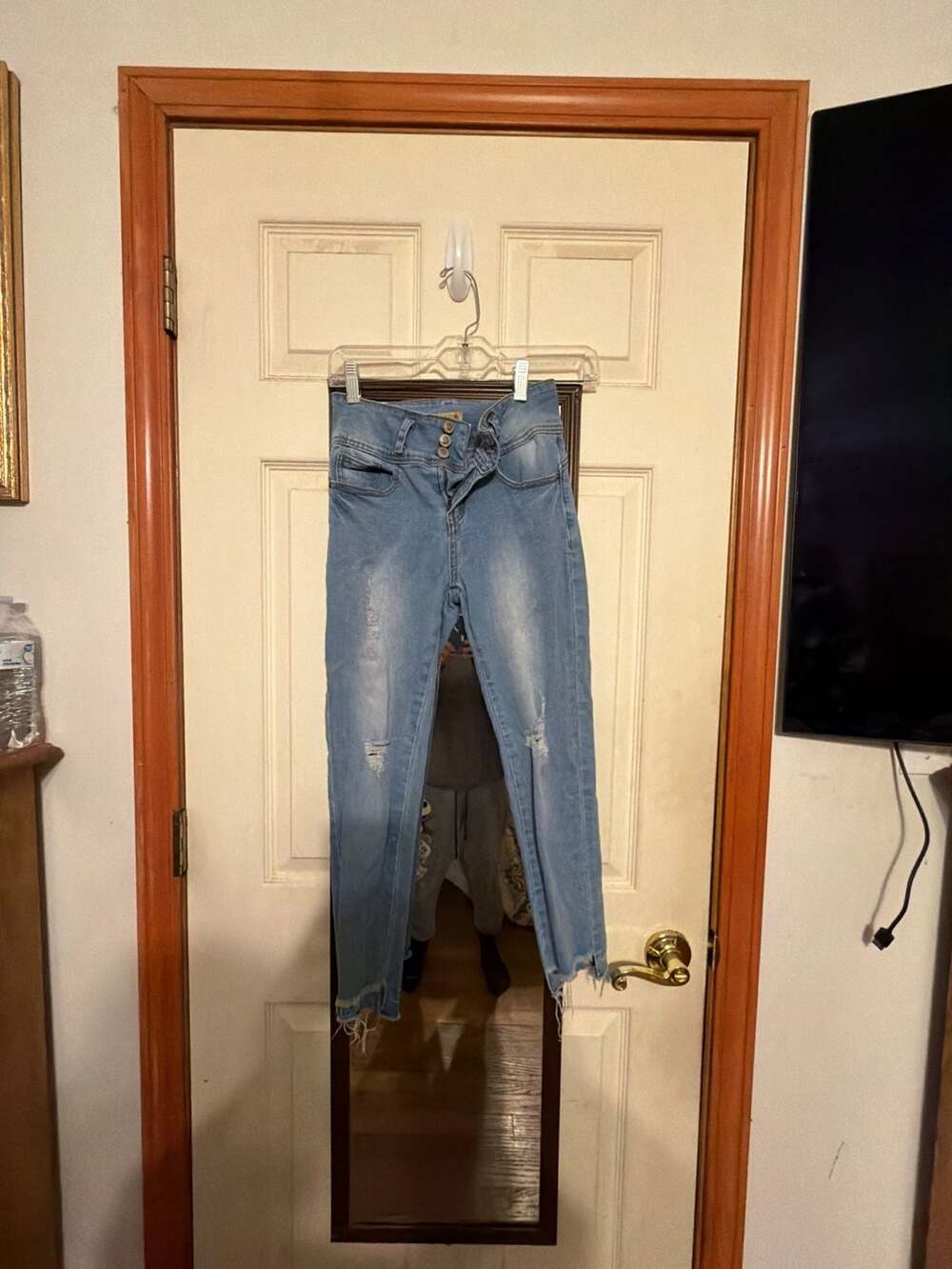 Raw Jeans Women's Size 3 High Rise Distressed Skinny Jeans